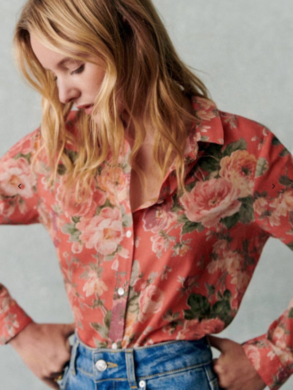 Sézane Pierro Shirt | Almeria Print | EU 38 / US 6